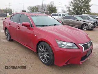 2013 Lexus GS 350 with VIN JTHBE1BL4D5014000, listed as a IAAI auction lot 41541536 with 197,100 mi miles. Bid and sale history available at carsss.com. Image 1.