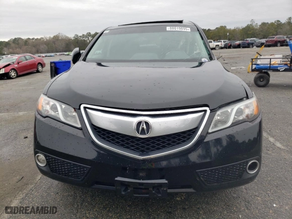 2014 Acura RDX Tech Pkg with VIN 5J8TB4H50EL002093, listed as a Copart auction lot 43632325 with 0 mi miles and Salvage Title. Bid and sale history available at carsss.com. Image 5.