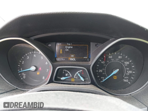 2017 Ford Focus SE with VIN 1FADP3F23HL342890, listed as a IAAI auction lot 41930735 with 122,174 mi miles and . Bid and sale history available at DreamBid. Image 7.