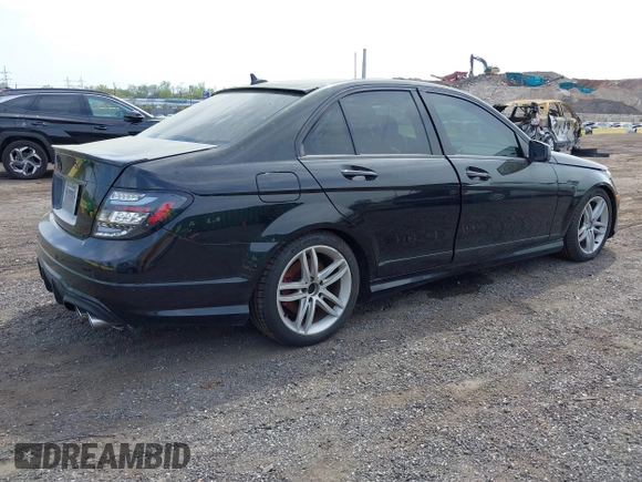 2013 Mercedes-Benz C 300 Sport with VIN WDDGF8AB1DA821545, listed as a IAAI auction lot 42116822 with 122,443 mi miles and . Bid and sale history available at carsss.com. Image 4.