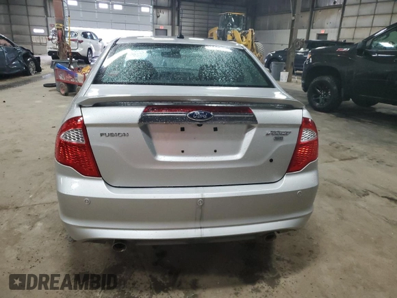 2012 Ford Fusion SPORT with VIN 3FAHP0DC7CR391242, listed as a Copart auction lot 47085245 with 64,003 mi miles and Salvage Title. Bid and sale history available at carsss.com. Image 6.