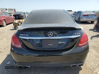 2017 Mercedes-Benz C 63 AMG with VIN 55SWF8GB6HU232905, listed as a Copart auction lot 52523195 with 78,396 mi miles and Salvage title. Bid and sale history available at DreamBid. Image 6.