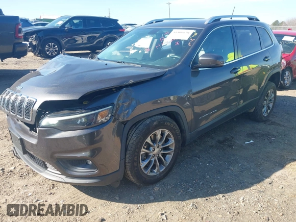 2019 Jeep Cherokee Latitude Plus with VIN 1C4PJMLB3KD424994, listed as a IAAI auction lot 41506691 with 87,912 mi miles and . Bid and sale history available at DreamBid. Image 17.