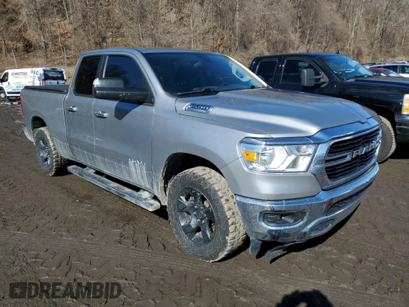 2020 Ram 1500 Big Horn with VIN 1C6RRFBG4LN343077, listed as a Copart auction lot 47113745 with 69,220 mi miles and Salvage Title. Bid and sale history available at carsss.com. Image 4.