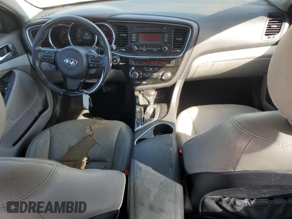 2014 Kia Optima EX with VIN 5XXGN4A77EG302278, listed as a Copart auction lot 46135025 with 218,869 mi miles and Salvage Title. Bid and sale history available at carsss.com. Image 8.