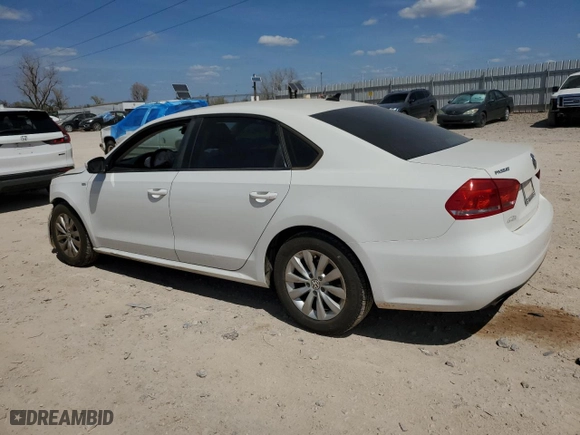 2014 Volkswagen Passat Wolfsburg Ed with VIN 1VWAT7A37EC075133, listed as a Copart auction lot 50985595 with 117,838 mi miles and Salvage Title. Bid and sale history available at carsss.com. Image 2.