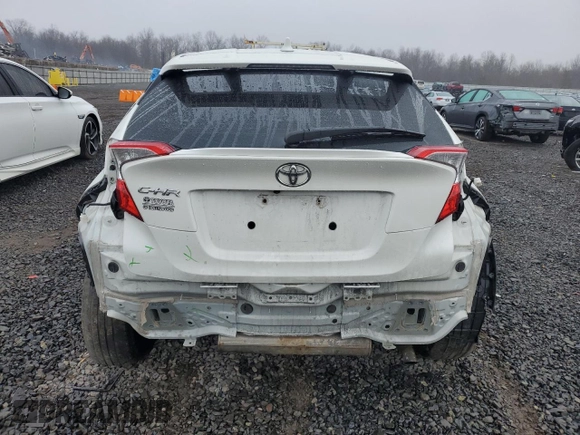 2020 Toyota C-HR LE with VIN NMTKHMBX1LR113300, listed as a Copart auction lot 49260125 with 104,106 mi miles and Salvage Title. Bid and sale history available at carsss.com. Image 6.