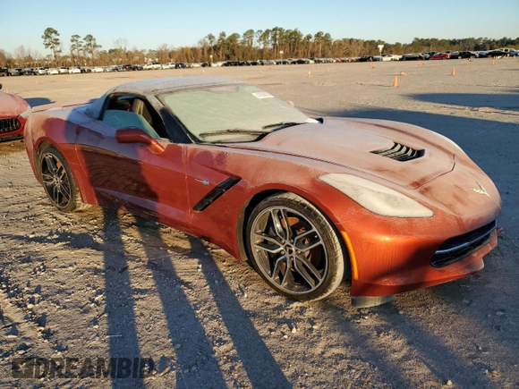 2015 Chevrolet Corvette Z51 2LT with VIN 1G1YK3D71F5111912, listed as a Copart auction lot 41988085 with 0 mi miles and Non Repairable. Bid and sale history available at carsss.com. Image 4.