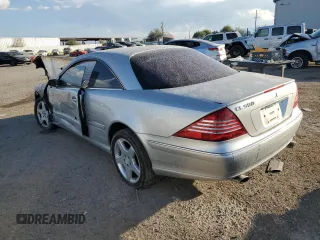 2003 Mercedes-Benz CL-Class 5.0L with VIN WDBPJ75JX3A035700, listed as a Copart auction lot 83488544 with 0 mi miles and Salvage Title. Bid and sale history available at carsss.com. Image 2.