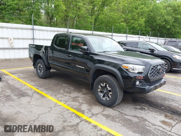 2021 Toyota Tacoma SR with VIN 3TMCZ5AN0MM417261, listed as a IAAI auction lot 42240693 with 38,625 mi miles and . Bid and sale history available at DreamBid. Image 1.