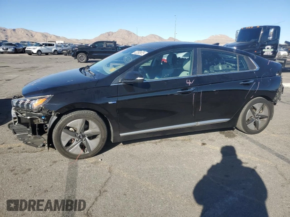 2020 Hyundai Ioniq Limited with VIN KMHC05LC6LU193781, listed as a Copart auction lot 42293975 with 71,639 mi miles and Salvage Title. Bid and sale history available at DreamBid. Image 1.
