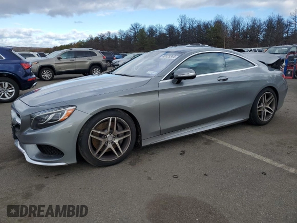 2015 Mercedes-Benz S 550 with VIN WDDXJ8FB8FA001215, listed as a Copart auction lot 86525344 with 62,996 mi miles and Salvage Title. Bid and sale history available at DreamBid. Image 1.