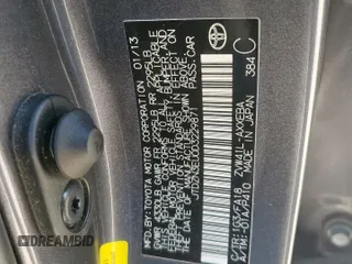 2013 Toyota Prius Two with VIN JTDZN3EU0D3229871, listed as a Copart auction lot 53303985 with 130,420 mi miles and Salvage Title. Bid and sale history available at DreamBid. Image 12.
