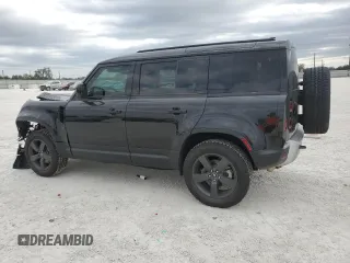 2025 Land Rover Defender S with VIN SALEJ7EX9S2366119, listed as a Copart auction lot 41674105 with 3,519 mi miles and Salvage title. Bid and sale history available at DreamBid. Image 2.