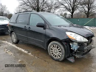 2008 Toyota Sienna XLE with VIN 5TDBK22C18S009630, listed as a Copart auction lot 44708035 with 233,359 mi miles and Salvage Title. Bid and sale history available at carsss.com. Image 4.