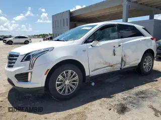 2017 Cadillac XT5 Luxury FWD with VIN 1GYKNBRS8HZ111214, listed as a Copart auction lot 60972515 with 75,617 mi miles and Salvage title. Bid and sale history available at DreamBid. Image 1.
