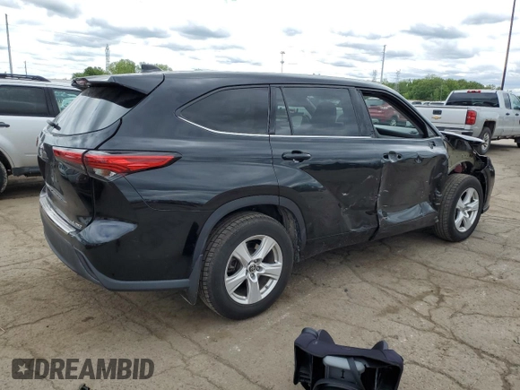 2020 Toyota Highlander LE with VIN 5TDBZRBH3LS040399, listed as a Copart auction lot 58230575 with 64,841 mi miles and Clean title. Bid and sale history available at DreamBid. Image 3.