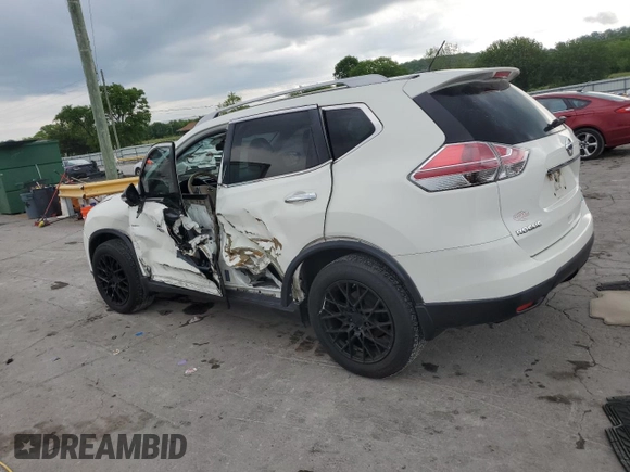 2014 Nissan Rogue SL with VIN 5N1AT2MV4EC852723, listed as a Copart auction lot 54189385 with 101,915 mi miles and Salvage Title. Bid and sale history available at DreamBid. Image 2.