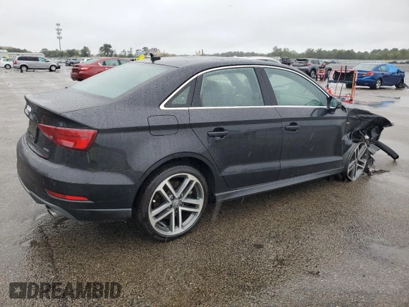2019 Audi A3 Sedan S line Premium Plus with VIN WAUJEGFF5KA076091, listed as a Copart auction lot 69811393 with 45,710 mi miles. Bid and sale history available at carsss.com. Image 3.