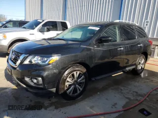 2019 Nissan Pathfinder SL z VIN 5N1DR2MMXKC646109, wystawiony jako Copart lot #52212465 z przebiegiem 67 589 mil mil oraz Szkoda całkowita • Salvage title. Historia ofert i sprzedaży dostępna na DreamBid. Obrazek 1.