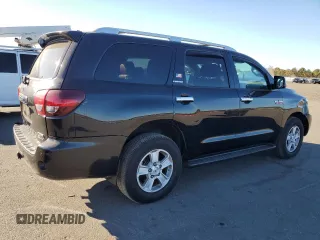 2018 Toyota Sequoia SR5 with VIN 5TDBY5G17JS160291, listed as a Copart auction lot 79465064 with 156,922 mi miles and Salvage Title. Bid and sale history available at carsss.com. Image 3.