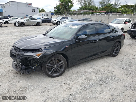 2024 Acura Integra w/A-Spec Package with VIN 19UDE4H38RA008204, listed as a Copart auction lot 66162174 with 21,222 mi miles and Salvage Title. Bid and sale history available at carsss.com. Image 1.