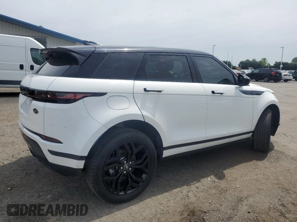 2020 Land Rover Range Rover Evoque SE with VIN SALZP2FX1LH075839, listed as a Copart auction lot 58754565 with 39,888 mi miles and Clean title. Bid and sale history available at DreamBid. Image 3.