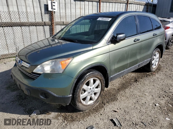 2008 Honda CR-V EX z VIN JHLRE48598C003511, wystawiony jako Copart lot #47663325 z przebiegiem 123 422 mil mil oraz Szkoda całkowita • Salvage title. Historia ofert i sprzedaży dostępna na DreamBid. Obrazek 1.