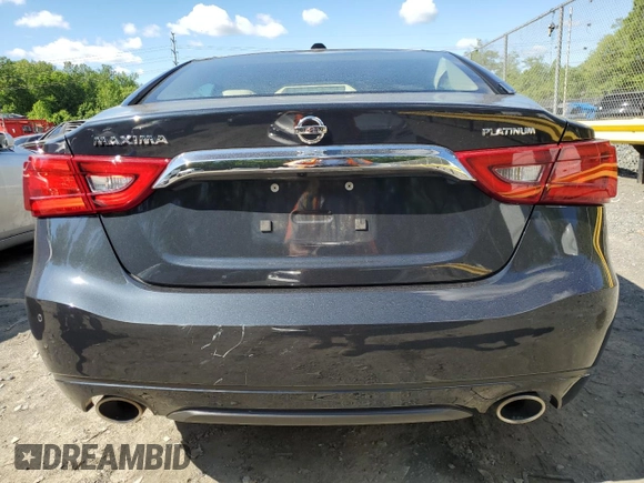 2017 Nissan Maxima SL z VIN 1N4AA6AP4HC391556, wystawiony jako Copart lot #55840395 z przebiegiem 74 982 mil mil oraz Szkoda całkowita • Salvage title. Historia ofert i sprzedaży dostępna na DreamBid. Obrazek 6.