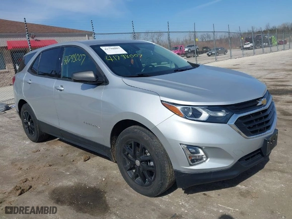 2019 Chevrolet Equinox LS with VIN 3GNAXHEV9KS664142, listed as a IAAI auction lot 41798007 with 134,245 mi miles. Bid and sale history available at carsss.com. Image 1.