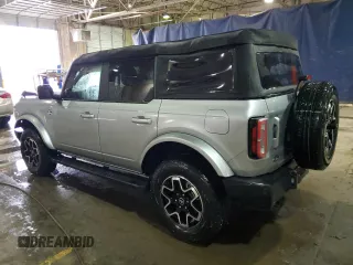 2024 Ford Bronco Outer Banks with VIN 1FMEE8BP2RLA43360, listed as a Copart auction lot 42874005 with 575 mi miles and Salvage title. Bid and sale history available at DreamBid. Image 2.