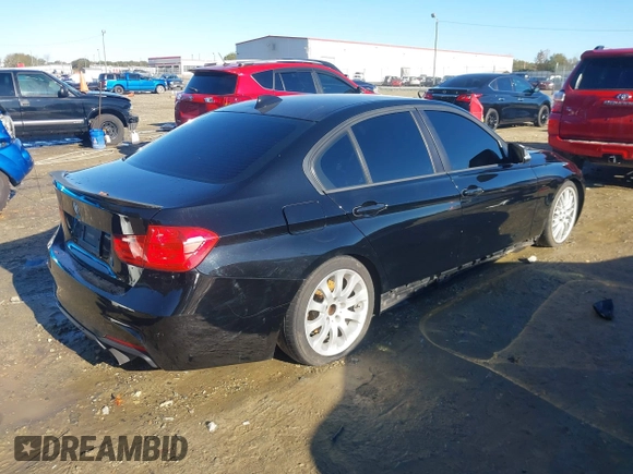 2013 BMW 3 Series 328i with VIN WBA3A5G5XDNP25605, listed as a IAAI auction lot 40854040 with 155,511 mi miles. Bid and sale history available at carsss.com. Image 4.