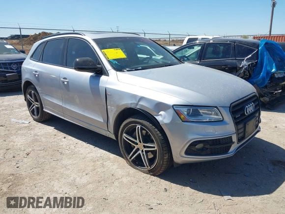 2016 Audi Q5 Premium Plus with VIN WA1D7AFP2GA074204, listed as a IAAI auction lot 41870899 with 90,579 mi miles. Bid and sale history available at carsss.com. Image 1.