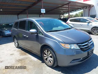 2016 Honda Odyssey EX-L z VIN 5FNRL5H62GB137747, wystawiony jako IAAI lot #42304557 z przebiegiem 202 056 mil mil oraz . Historia ofert i sprzedaży dostępna na DreamBid. Obrazek 1.