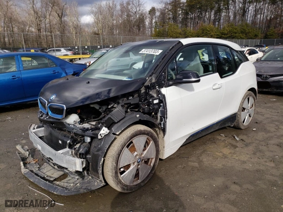 2015 BMW i3 with VIN WBY1Z4C51FV279106, listed as a Copart auction lot 37413703 with 0 mi miles. Bid and sale history available at carsss.com. Image 1.