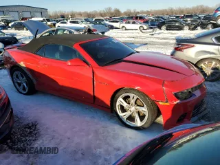 2015 Chevrolet Camaro LT with VIN 2G1FF3D37F9255198, listed as a Copart auction lot 88088185 with 107,736 mi miles and Clean Title. Bid and sale history available at carsss.com. Image 4.