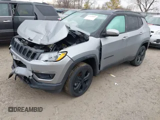 2020 Jeep Compass Latitude with VIN 3C4NJDBB5LT229144, listed as a IAAI auction lot 41448885 with 53,534 mi miles and . Bid and sale history available at DreamBid. Image 17.