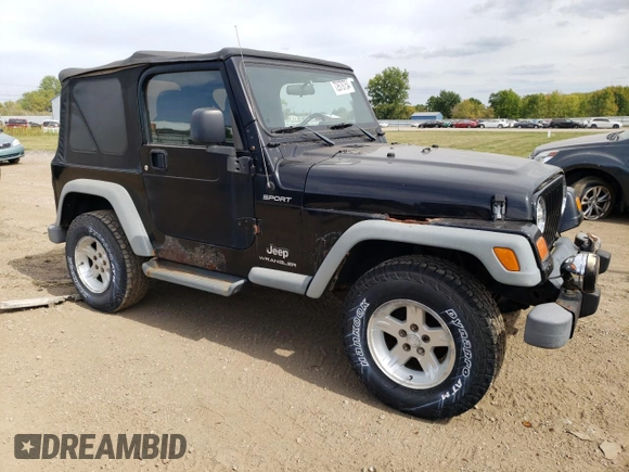 2004 Jeep Wrangler Sport with VIN 1J4FA49S74P746746, listed as a Copart auction lot 72678754 with 109,808 mi miles and Clean Title. Bid and sale history available at carsss.com. Image 4.