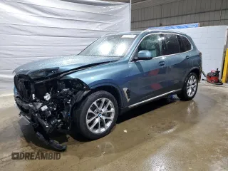 2024 BMW X5 xDrive40i with VIN 5UX23EU06R9S35422, listed as a Copart auction lot 58145345 with 537 mi miles and Salvage title. Bid and sale history available at DreamBid. Image 1.