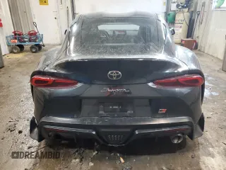 2025 Toyota GR Supra 3.0 with VIN WZ1DB0G0XSW068535, listed as a Copart auction lot 42484175 with 3,740 mi miles and Salvage Title. Bid and sale history available at carsss.com. Image 6.