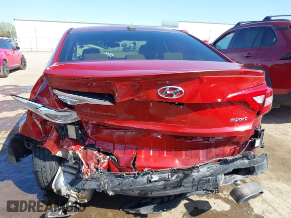 2016 Hyundai Sonata Sport with VIN 5NPE34AF3GH431579, listed as a IAAI auction lot 41995046 with 102,288 mi miles and . Bid and sale history available at DreamBid. Image 17.