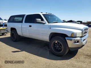 2001 Dodge 1500 with VIN 3B7HF13Y51G748524, listed as a Copart auction lot 55310895 with 199,618 mi miles and Salvage Title. Bid and sale history available at DreamBid. Image 4.
