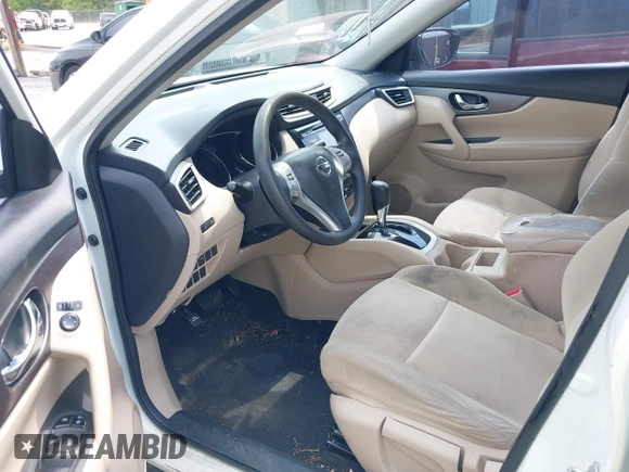 2016 Nissan Rogue S with VIN KNMAT2MTXGP612171, listed as a IAAI auction lot 42041712 with 181,246 mi miles. Bid and sale history available at carsss.com. Image 5.