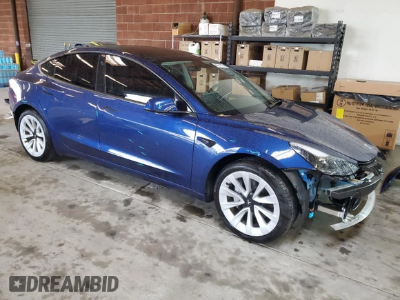 2023 Tesla Model 3 z VIN 5YJ3E1EA9PF548452, wystawiony jako Copart lot #44771515 z przebiegiem 19 903 mil mil oraz Szkoda całkowita • Salvage title. Historia ofert i sprzedaży dostępna na DreamBid. Obrazek 4.