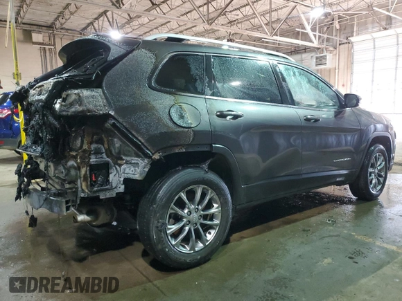 2021 Jeep Cherokee Latitude Lux z VIN 1C4PJMMX2MD102019, wystawiony jako Copart lot #49060065 z przebiegiem Nie podano mil oraz Czysty tytuł • Clean title. Historia ofert i sprzedaży dostępna na DreamBid. Obrazek 3.