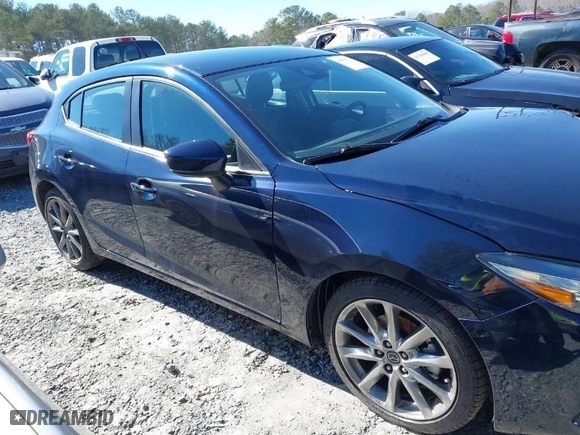 2018 Mazda Mazda3 5-Door Touring with VIN 3MZBN1L36JM265183, listed as a IAAI auction lot 41581779 with 72,410 mi miles. Bid and sale history available at carsss.com. Image 13.