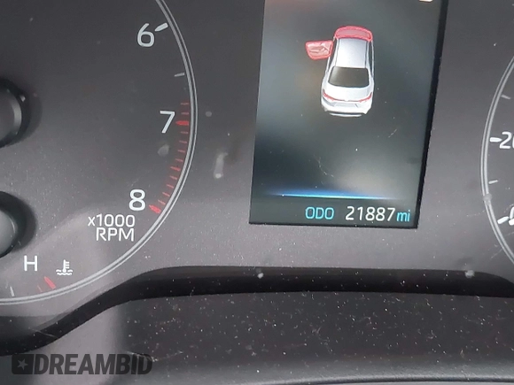 2023 Toyota Corolla LE with VIN 5YFB4MDEXPP032982, listed as a IAAI auction lot 41728893 with 21,887 mi miles and . Bid and sale history available at DreamBid. Image 14.
