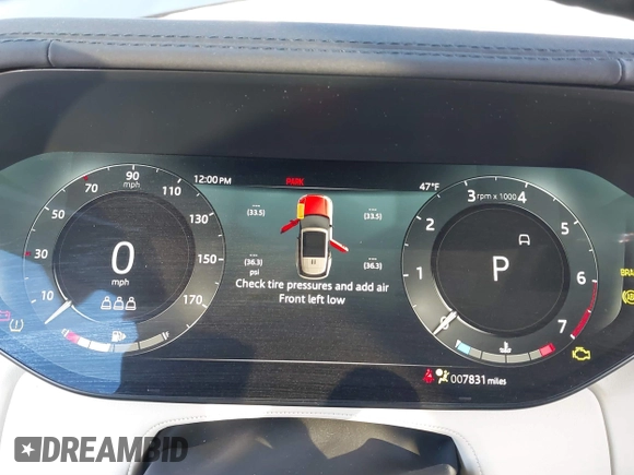 2023 Land Rover Range Rover SE z VIN SALKP9E78PA086430, wystawiony jako IAAI lot #41336935 z przebiegiem 7 831 mil mil oraz . Historia ofert i sprzedaży dostępna na DreamBid. Obrazek 7.