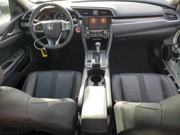 2021 Honda Civic Sedan EX-L with VIN 19XFC1F70ME005532, listed as a Copart auction lot 45128365 with 47,633 mi miles and Salvage Title. Bid and sale history available at carsss.com. Image 8.