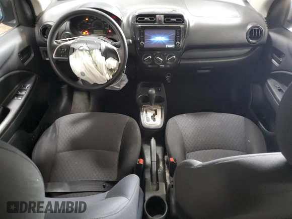 2018 Mitsubishi Mirage ES with VIN ML32A3HJ3JH014176, listed as a Copart auction lot 62278655 with 25,371 mi miles and Salvage title. Bid and sale history available at DreamBid. Image 8.